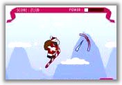 Santa ski jump
