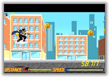 Static Shock Sky Surfing Game