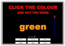 Click The Colour And Not The Word
