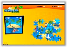 Paradise Island Jig Saw Puzzle