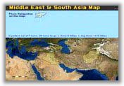 Middle East and South Asia Map