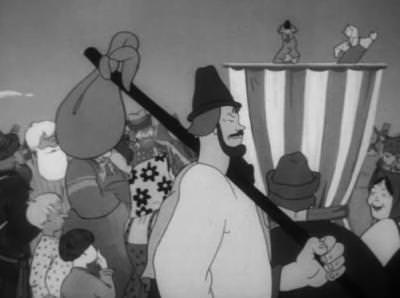 Кадр 2 из мультфильма «Сказка о попе и работнике его Балде (1939 г.)»